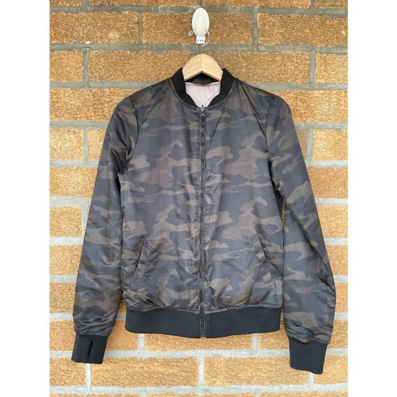 Blanc noir reversible bomber camo small - Picture 3 of 17